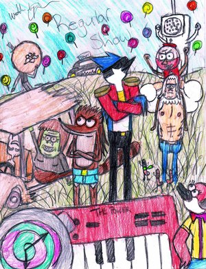 300x391 regular show images regular show drawing wallpaper and background - Regular Drawing