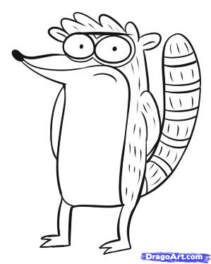 299x374 rigby regular show archives wiki fandom powered - Regular Show Drawings