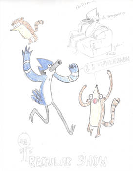 273x350 the regular show drawings - Regular Show Drawings