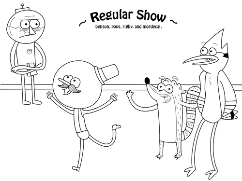 500x375 blabalabalababababa regular show drawing - Regular Show Drawings