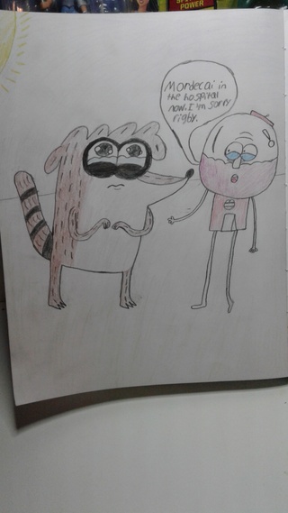 320x569 Regularshow Drawings On Paigeeworld Pictures Of Regularshow - Regular Show Drawings