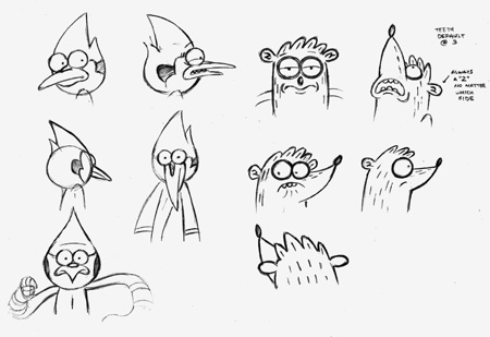 450x309 bran keeps it a regular show - Regular Show Drawings