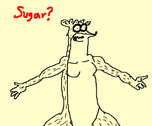 300x250 Give Me Some Sugar Bro - Regular Show Drawings