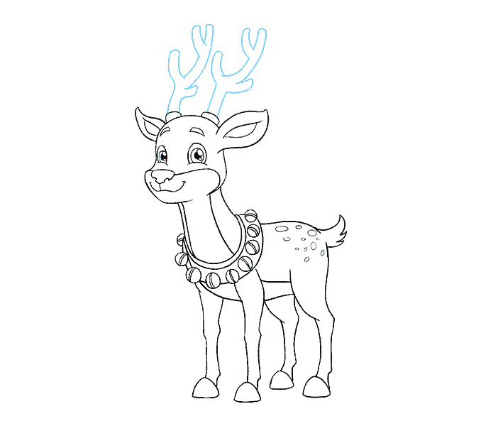 Reindeer Antlers Drawing at Explore collection of