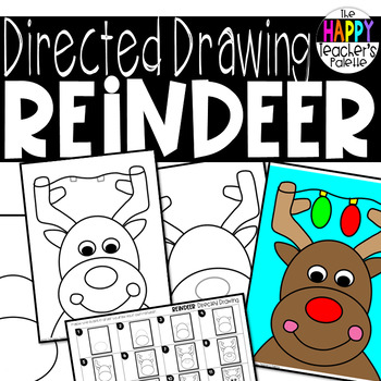 Reindeer Directed Drawing at PaintingValley.com | Explore collection of