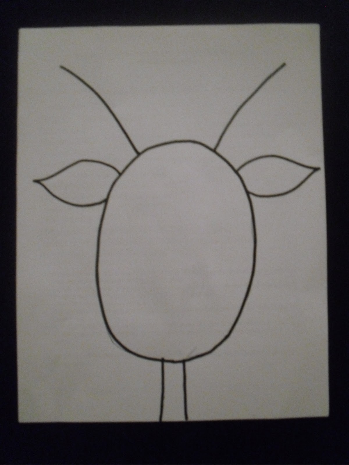1200x1600 Reindeer Drawing Free Download - Reindeer Directed Drawing