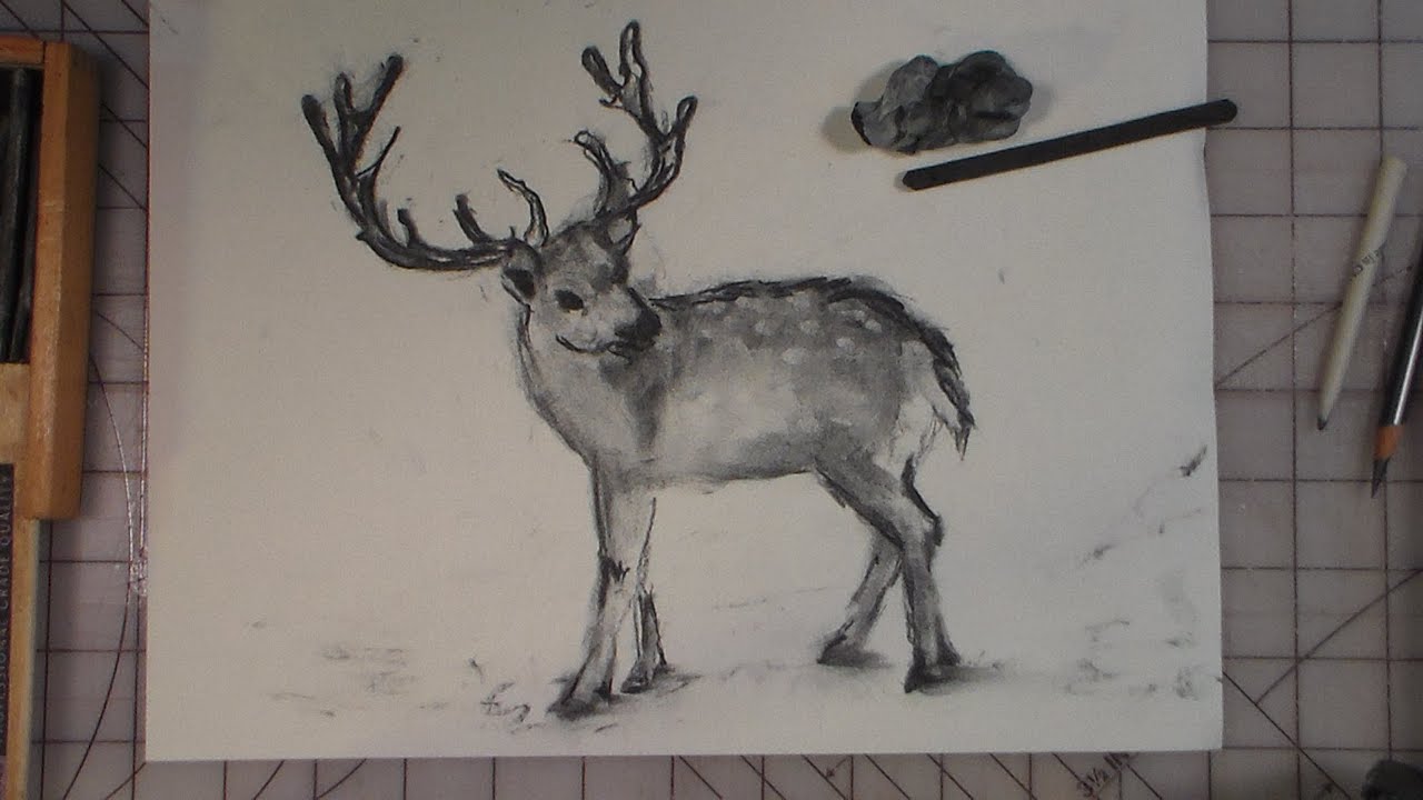 1280x720 How To Draw A Reindeer - Reindeer Drawing