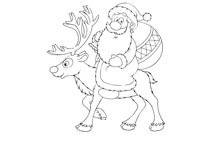 700x470 reindeer adult coloring pages with reindeer coloring - Reindeer Drawing Template