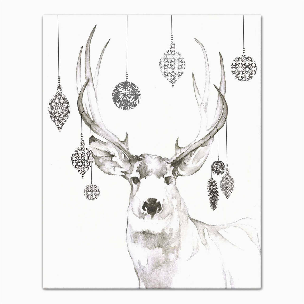 1280x1280 reindeer cut out pattern fresh reindeer antlers template - Reindeer Drawing Template