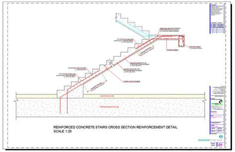 473x306 reinforced concrete stairs cross section reinforcement detail this - Reinforced Concrete Stairs Detail Drawing