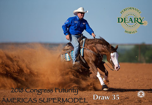 600x415 americas supermodel wins - Reining Horse Drawings