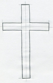 210x329 interesting cross drawings - Religious Cross Drawing
