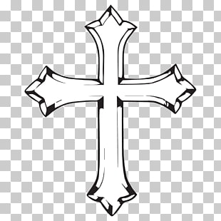 310x310 cross tattoo png cliparts for free download uihere - Religious Cross Drawing