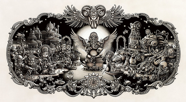 639x353 intricate drawings - Religious Drawings