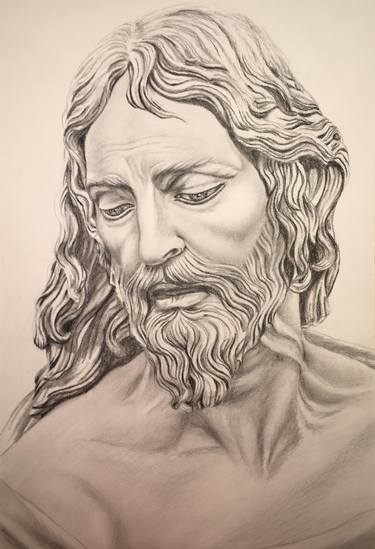 375x549 religious drawing drawings for sale saatchi art - Religious Drawings