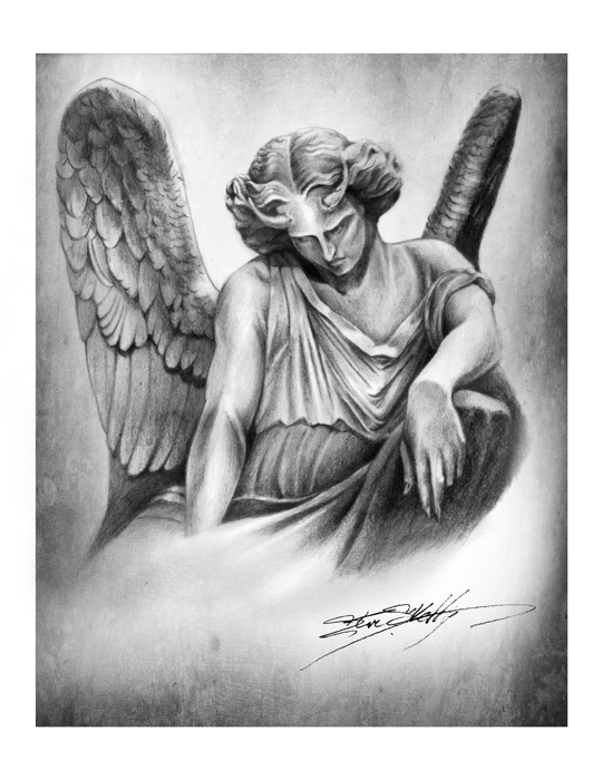 541x700 religious drawing fallen angel for free download - Religious Drawings