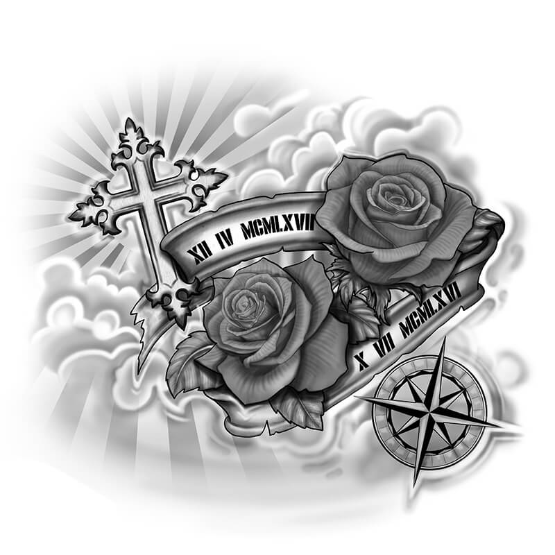 800x800 religious drawing religious tattoo design for free download - Religious Tattoo Drawings
