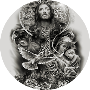 Religious Tattoo Drawings at PaintingValley.com | Explore collection of ...