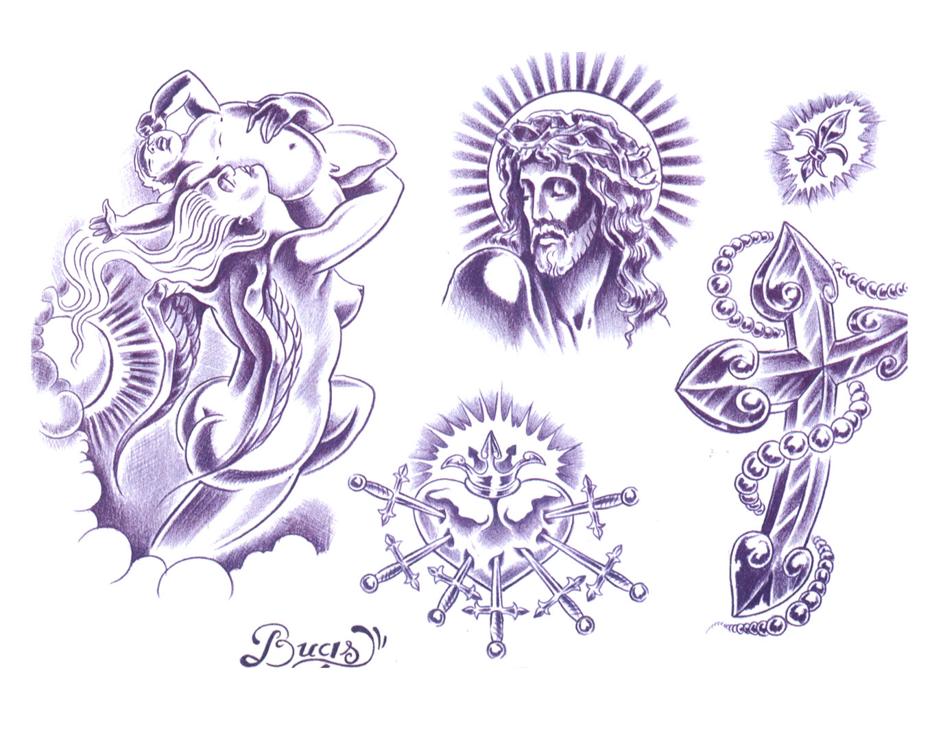 Религиозные Татуировки для мужчин эскизы