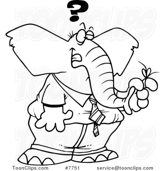 581x600 cartoon black and white line drawing of a reminder string - Reminder Drawing