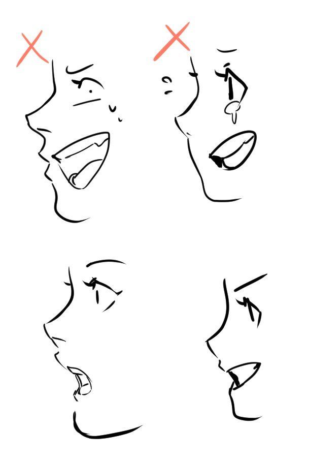 609x909 just a reminder when drawing mouth on face side view it pains me - Reminder Drawing