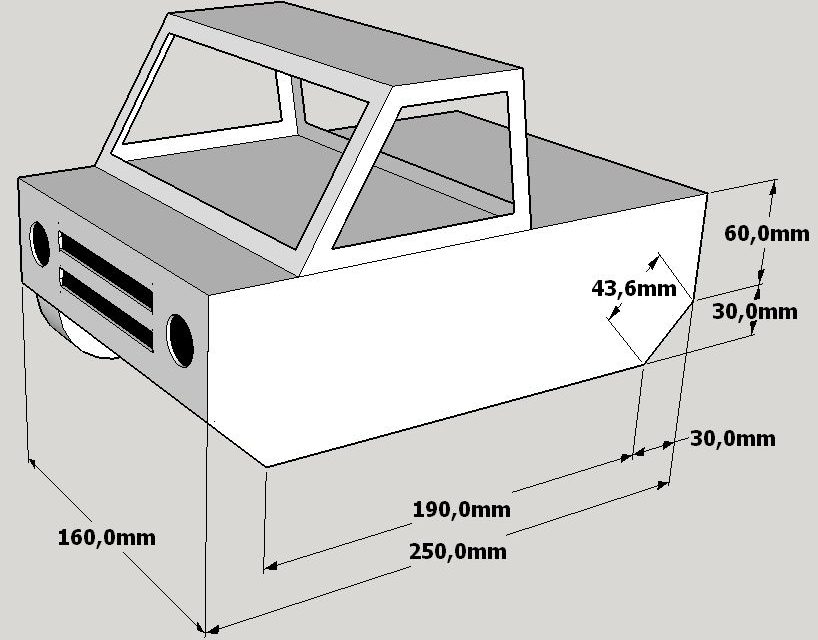 818x640 raspberry pi wifi radio controlled rc vehicle cardboard car - Remote Control Car Drawing