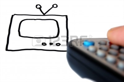 400x266 tv drawing and remote control - Remote Control Drawing