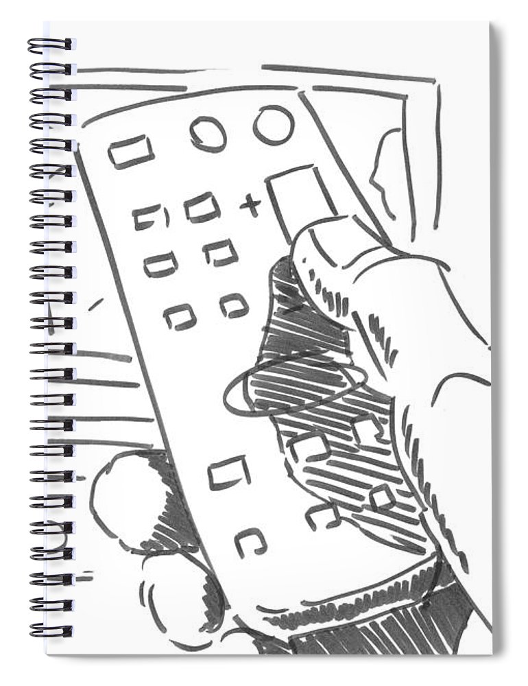 770x1000 watching tv using the remote control cartoon - Remote Control Drawing