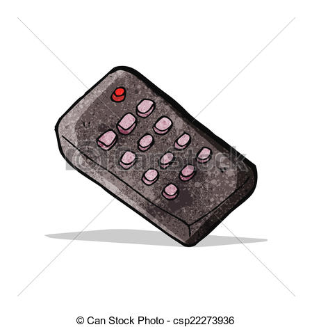 449x470 cartoon remote control vectors - Remote Control Drawing
