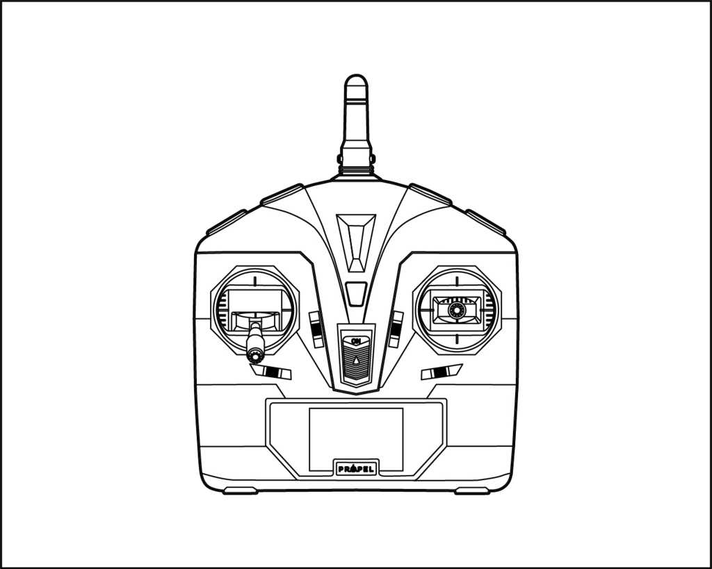 1024x819 Quantum Controller Propel Rc Usa - Remote Drawing