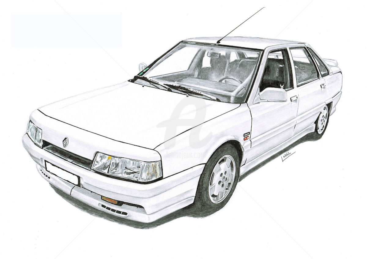 1200x846 renault turbo drawing - Renault Drawing