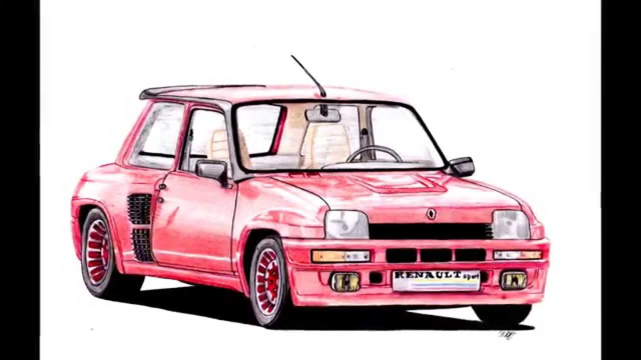 1280x720 renault turbo - Renault Drawing