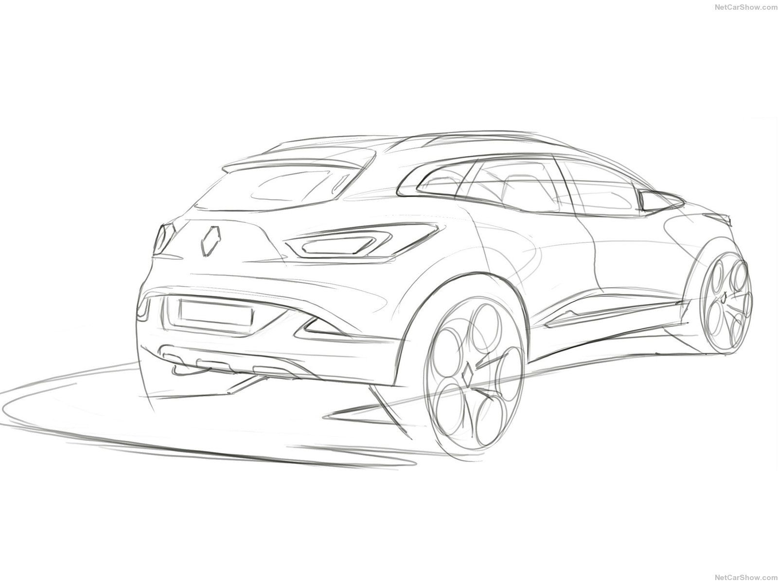 1600x1200 renault kadjar - Renault Drawing