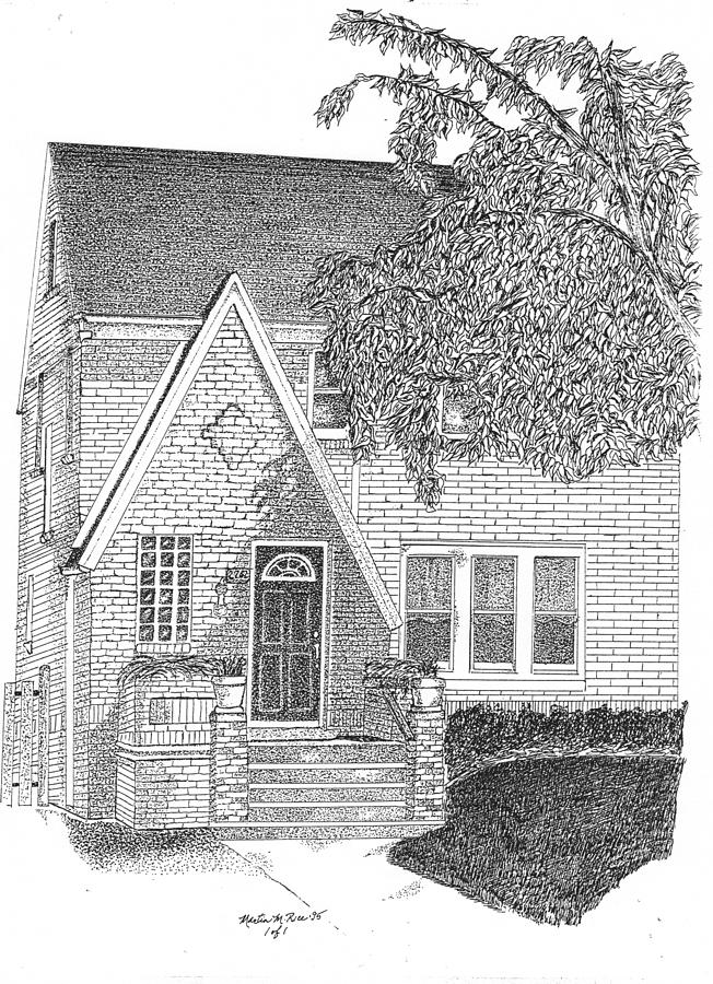 652x900 House Home Rendering Drawing - Rendering Drawing