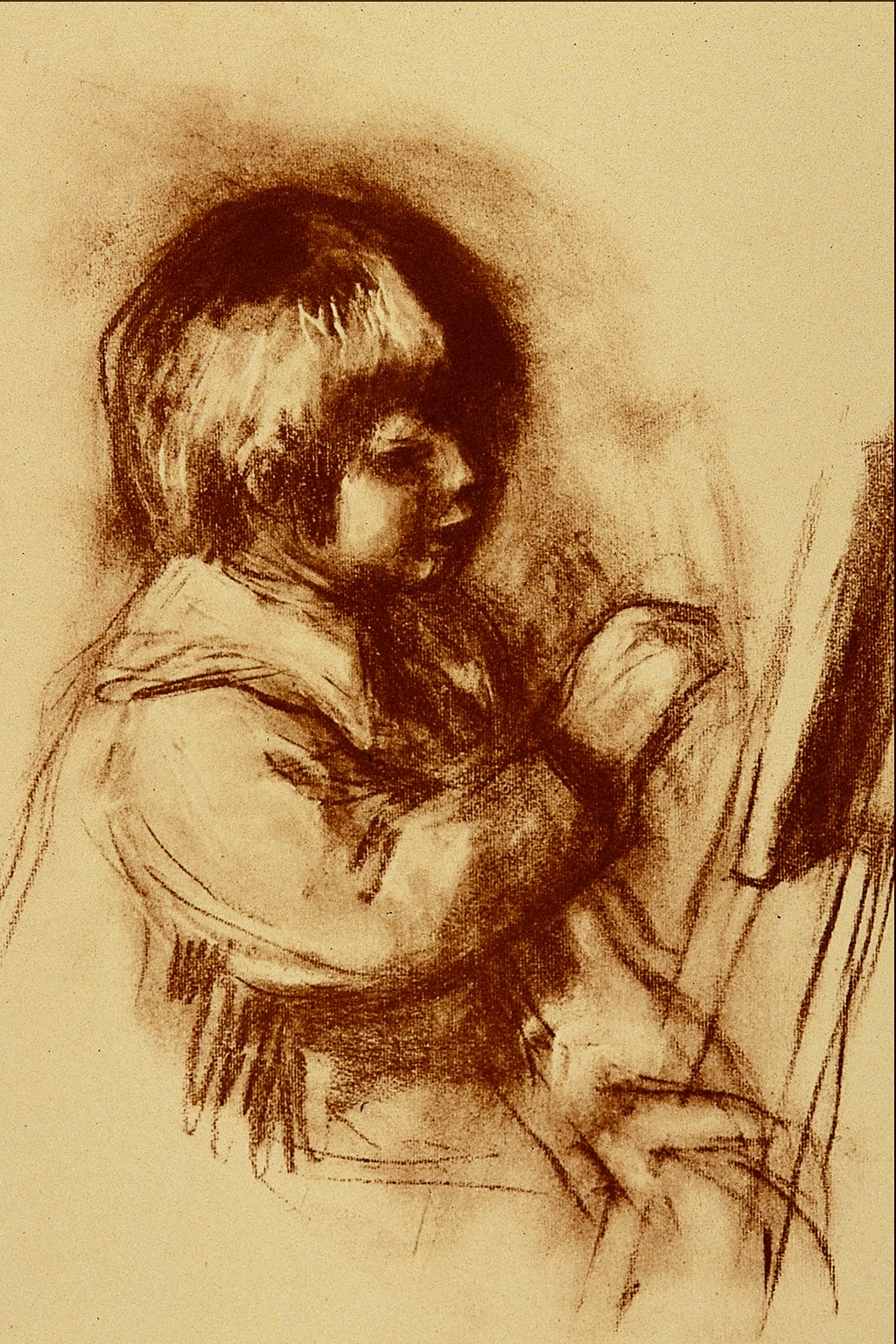 1024x1536 filethe small painter - Renoir Drawings