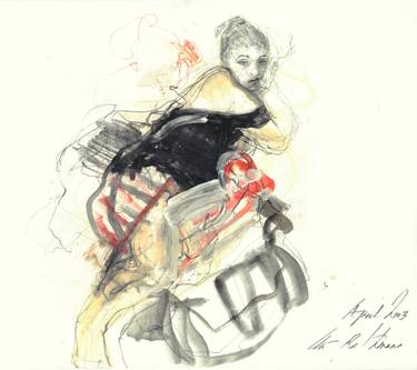 375x333 hommage renoir xx drawing - Renoir Drawings
