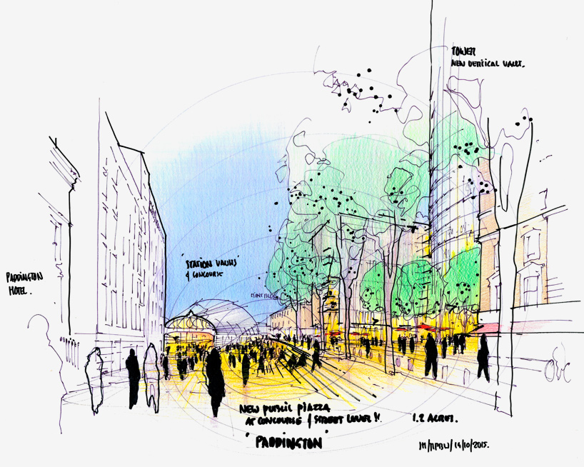 818x654 renzo piano building workshop paddington development mixed use - Renzo Piano Drawings