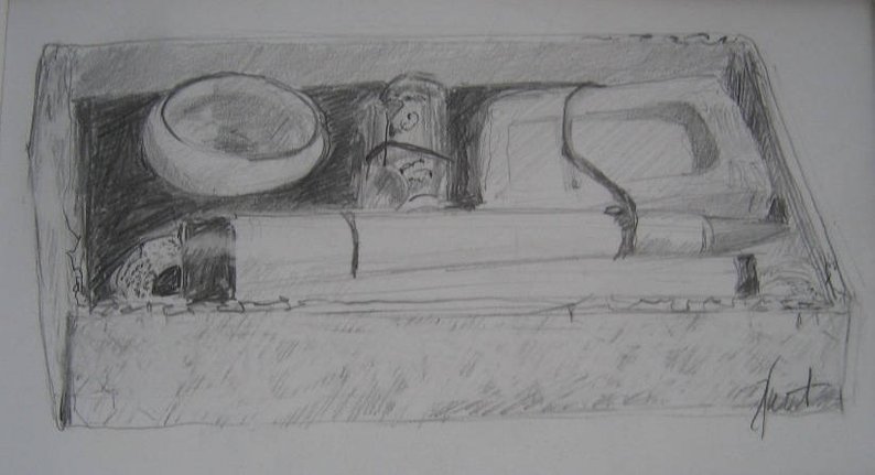 794x431 Still Life Sketch In Graphite Small Representational Drawing Etsy - Representational Drawing