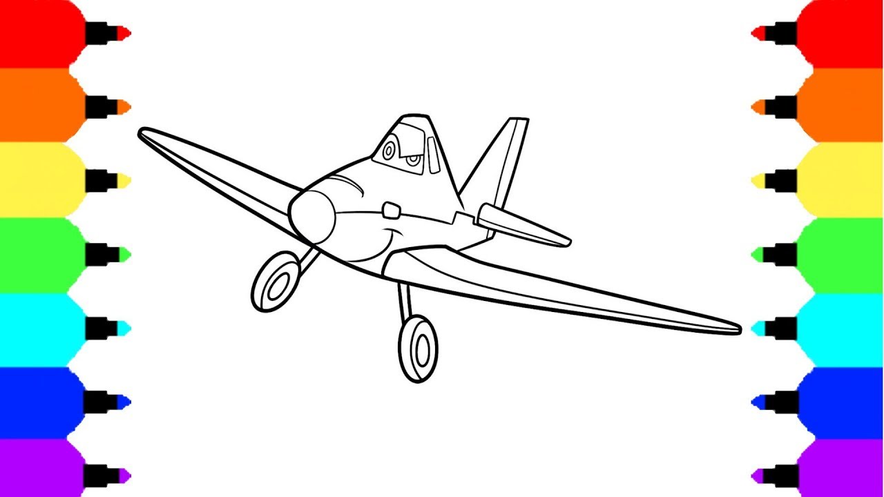 1280x720 how to draw plane dusty crophopper from planes fire rescue - Rescue Drawing