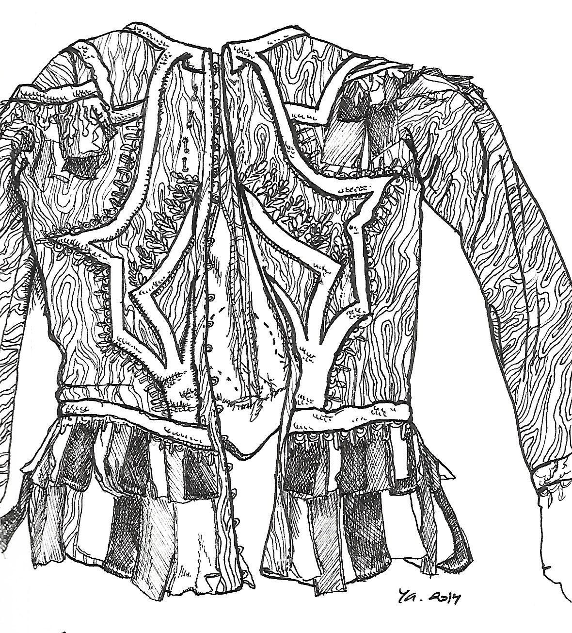 1180x1304 drawing as a research tool ryerson fashion research collection - Research Drawing