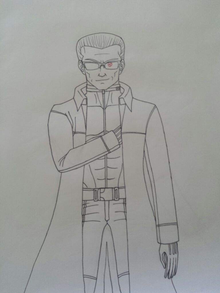 768x1024 Drawing Wesker - Resident Evil Drawings