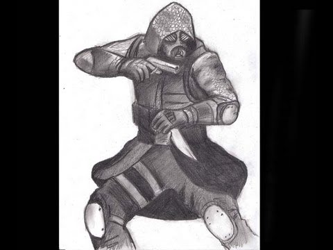 480x360 How To Draw Vector - Resident Evil Drawings