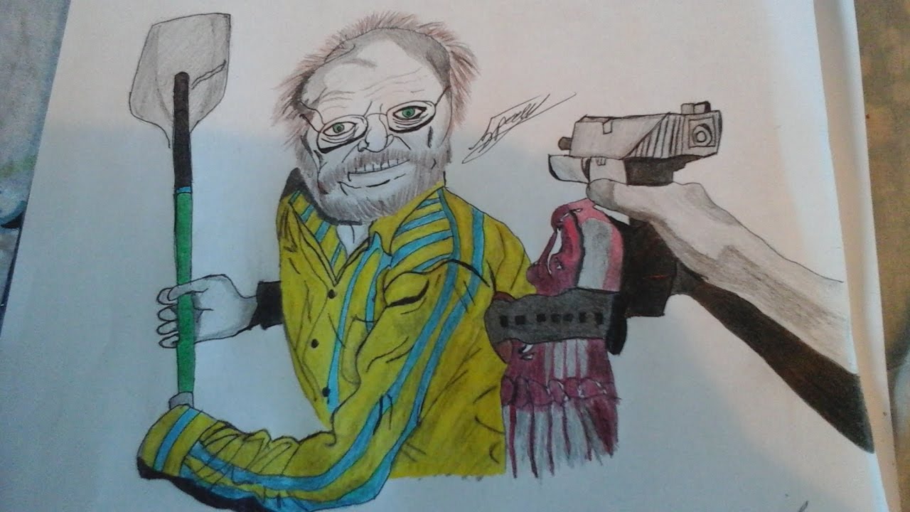 1280x720 Jack Baker - Resident Evil Drawings