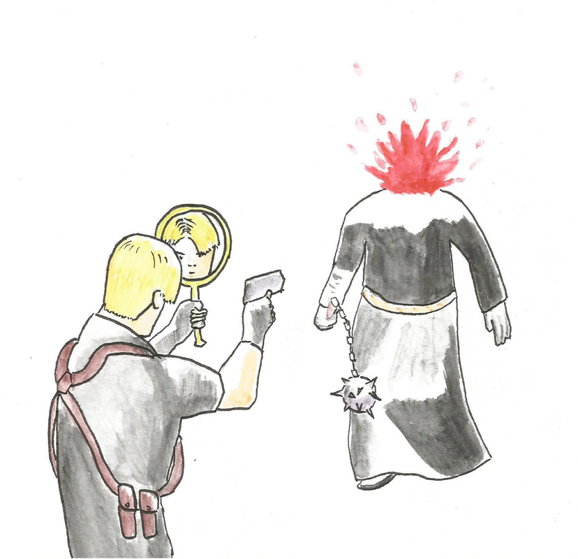 828x800 leon's haircut is the most unbelievable thing about resident evil - Resident Evil Drawings