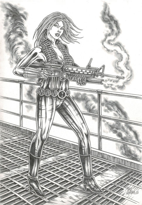 485x700 Alice - Resident Evil Drawings