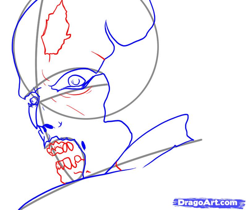 796x679 step how to draw resident evil - Resident Evil Drawings