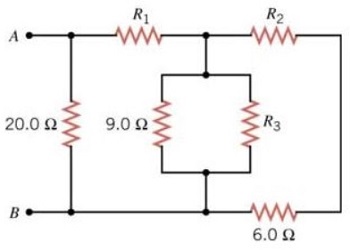 350x250 determine the equivalent resistance between the points a and b - Resistance Drawing