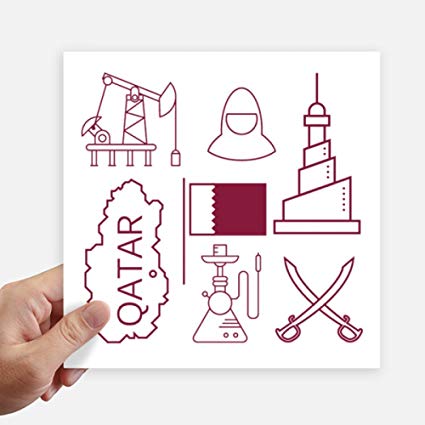 425x425 diythinker drawing city qatar flag petroleum square - Resistance Drawing