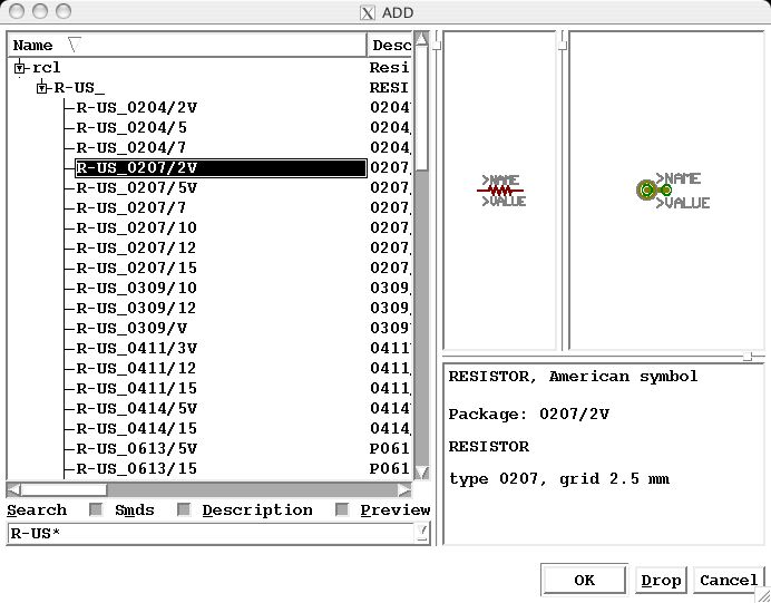 692x541 Draw Electronic Schematics With Cadsoft Eagle Steps - Resistor Drawing