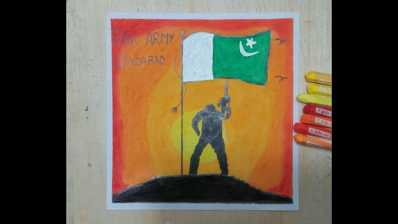 1280x720 Pakistan Resolution Day Drawing Day Drawing - Resolution Drawing